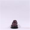 Wonders Eva Ruched Penny Loafer - Burgundy Leather